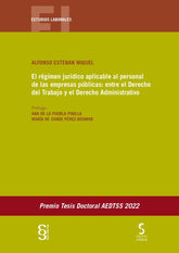 EL REGIMEN JURIDICO APLICABLE AL PERSONAL DE LAS EMPRESAS P - 9788418433597